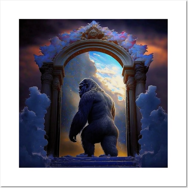 Harambe In Heaven Wall Art by taoistviking